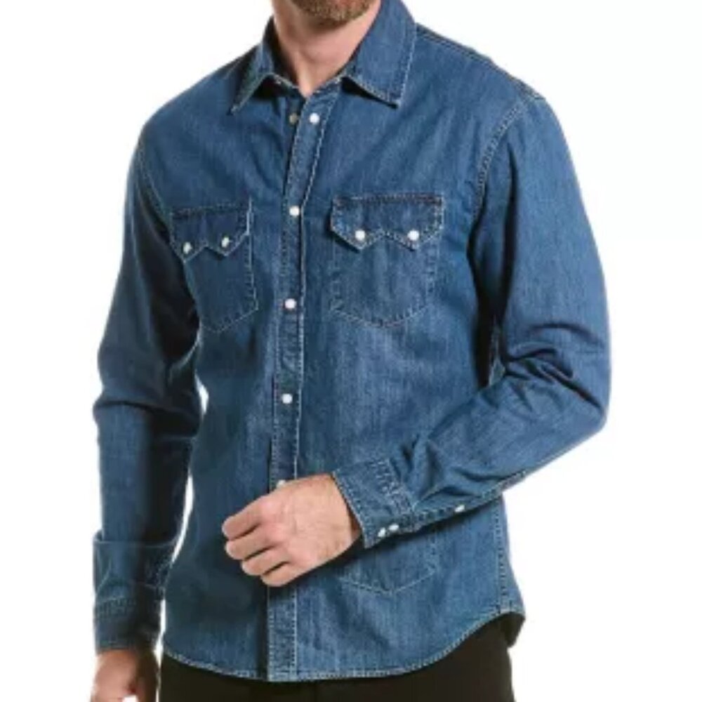 THE KOOPLES | Denim Long Sleeve Shirt | Sz. M
